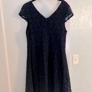 Navy blue lace dress